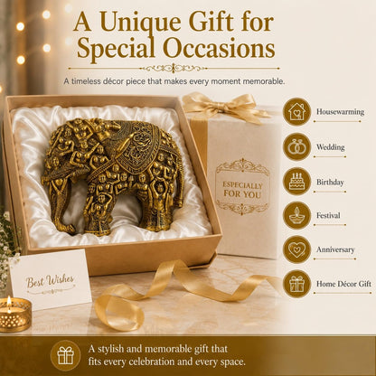 Handcrafted Human Incarnated Elephant Showpiece