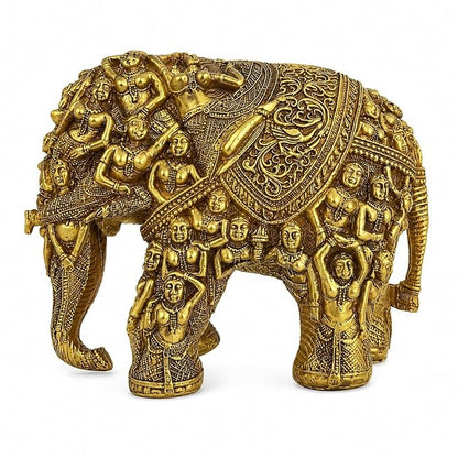 Handcrafted Human Incarnated Elephant Showpiece