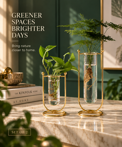 Aurora Crystal Vase (Set of 2)